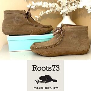 Roots 73 Canada Windsors Chukka Suede Leather Ankle Lace Up Boot Mens Size 9